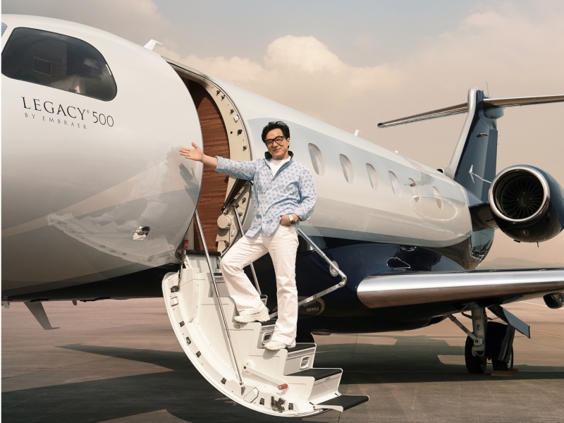 Jackie Chan, brand ambassador for Embraer