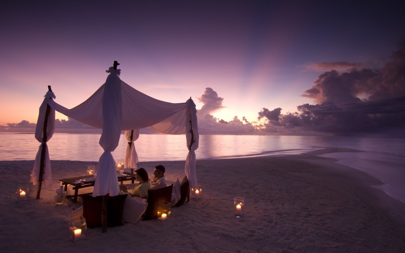 Conrad Bali, Main Pool at Sunrise