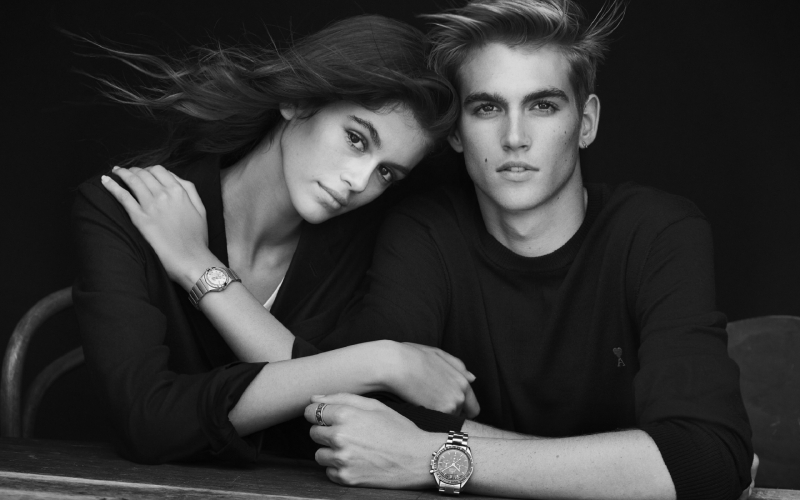 Omega Ambassador Cindy Crawford and Family