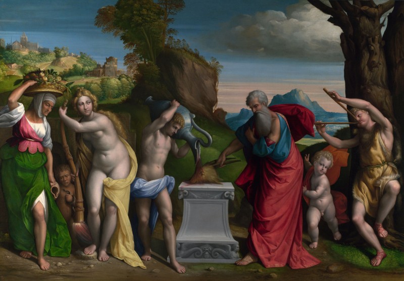A Pagan Sacrifice, c.1526, Oil on Canvas
