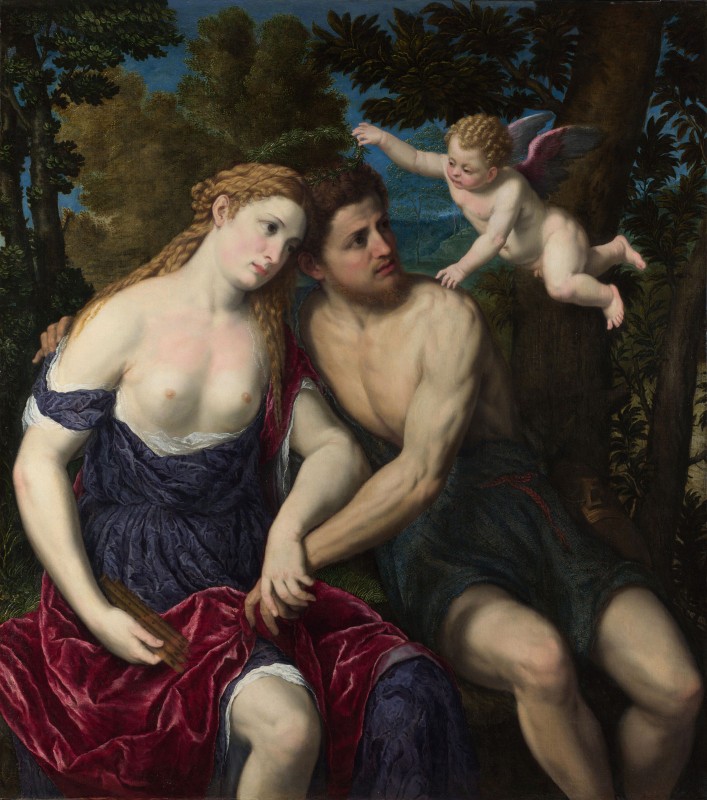A Pair of Lovers, c.1540, Oil on Canvas