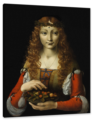 Caterina Sforza, Countess of Forlì, c.1485, Tempera on Poplar Wood