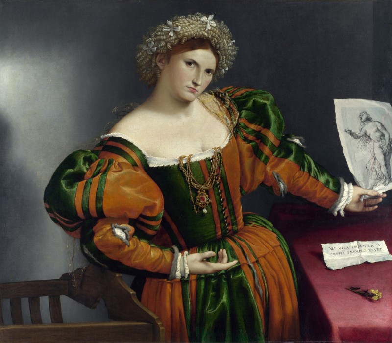 Venetian Woman in the Guise of Lucretia, c.1533, Oil on Panel