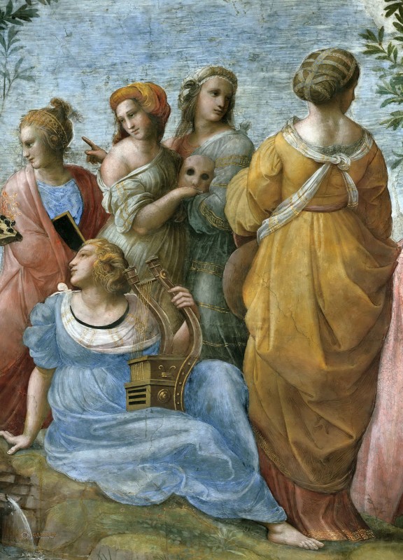 The Parnassus, c.1510, Fresco