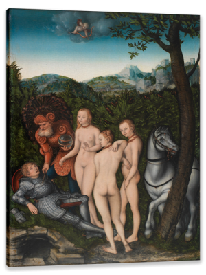 The Judgement of Paris, c.1527, Oil on Beech Wood