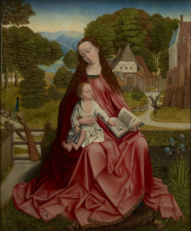 Virgin and Child in a Landscape, c.1492, Oil on Panel