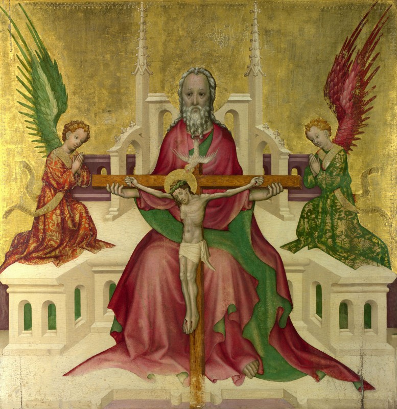 The Trinity, with Christ Crucified, c.1410, Tempera and Gold on Wood Panel