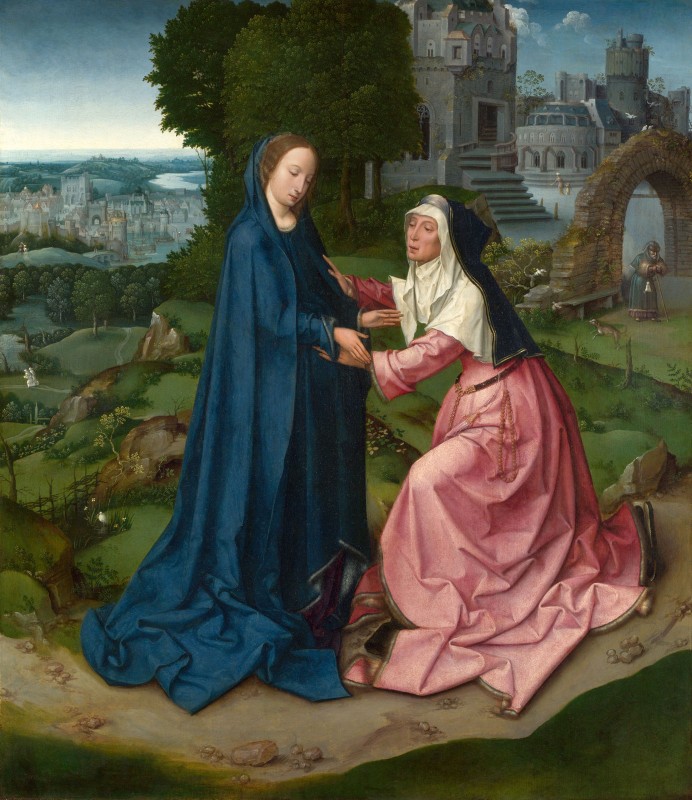 The Visitation of the Virgin to Saint Elizabeth, c.1507, Oil on Panel