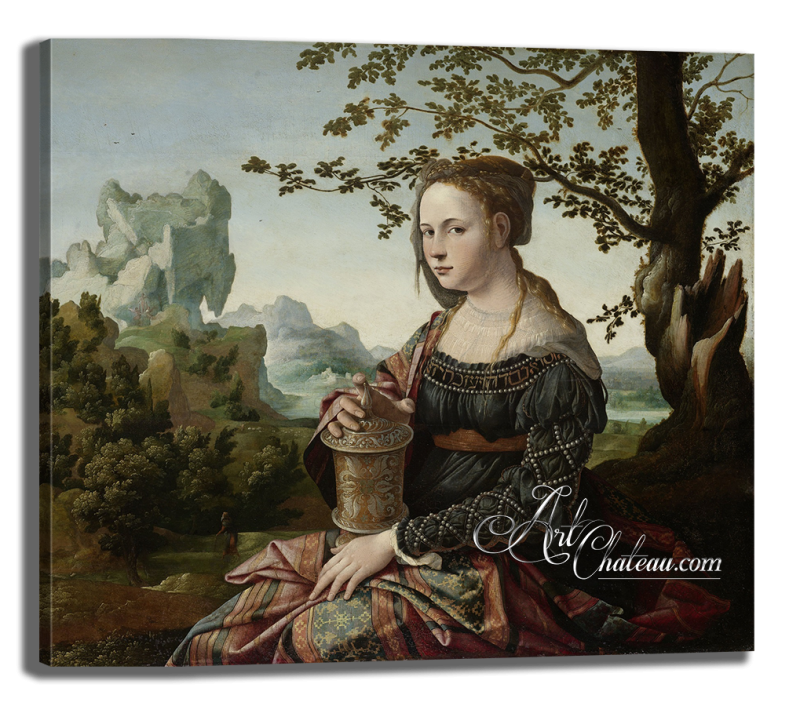 Mary Magdalene, after Painting by Jan van Scorel