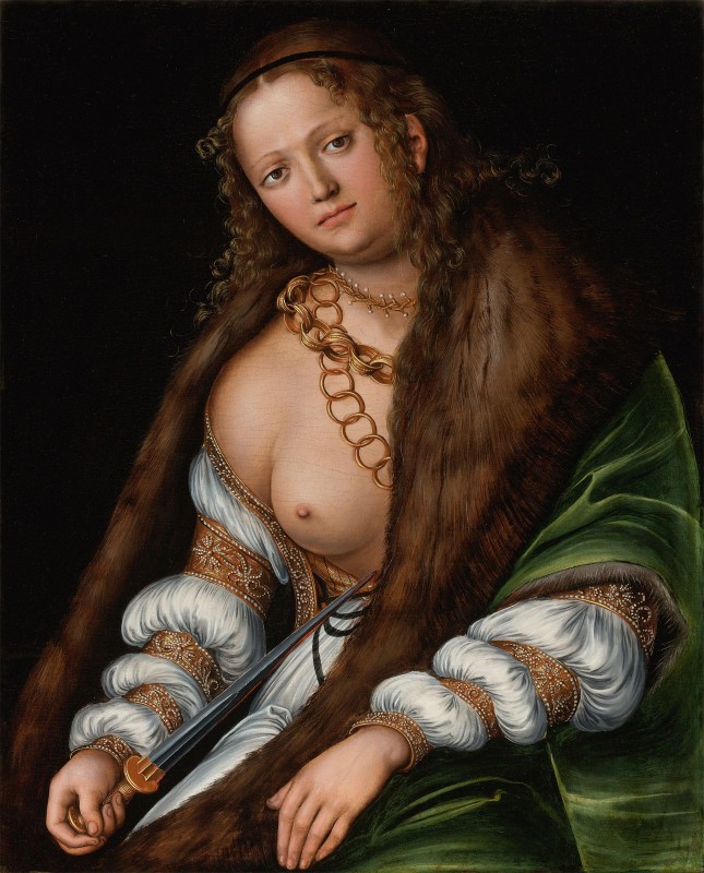 Lucretia, c.1510, Oil on Lime