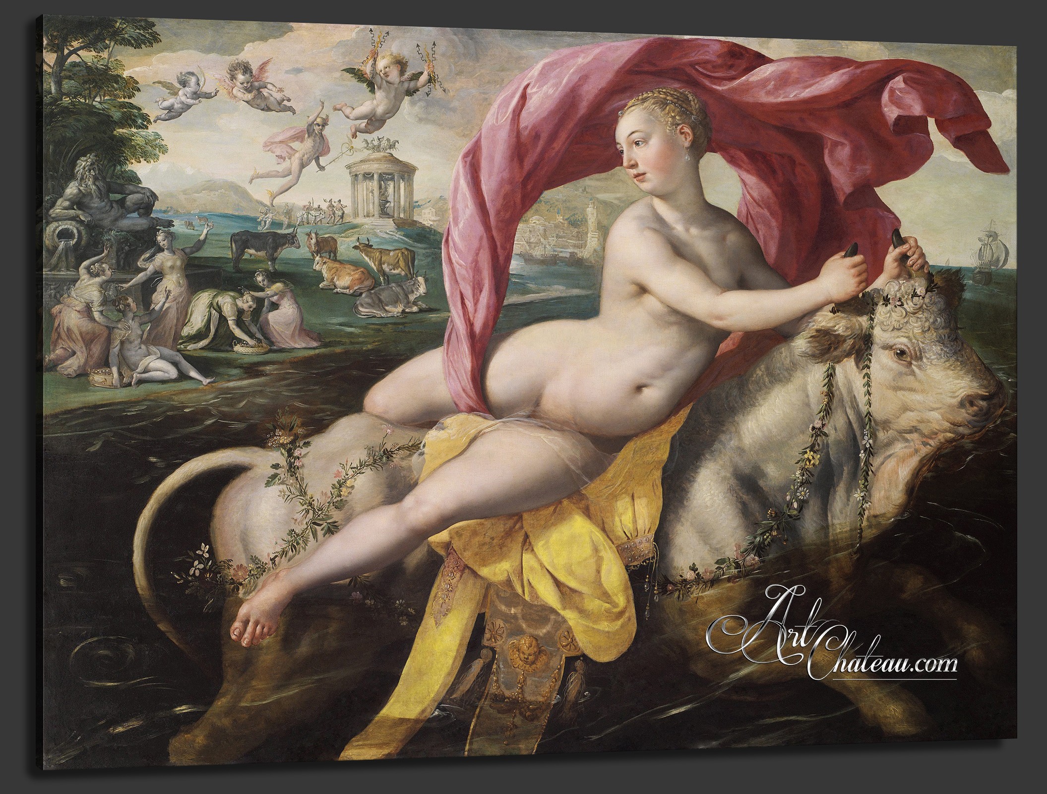 The Rape of Europa, after Painting by Marten de Vos