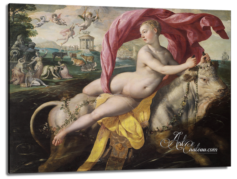 The Rape of Europa, after Painting by Marten de Vos