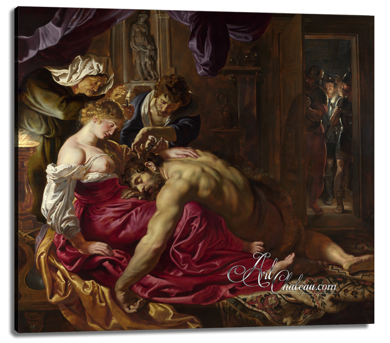 Samson and Delilah, after Peter Paul Rubens