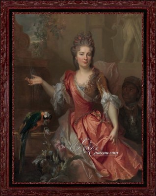 Madame Thorigny, after Painting by Nicolas de Largillierre