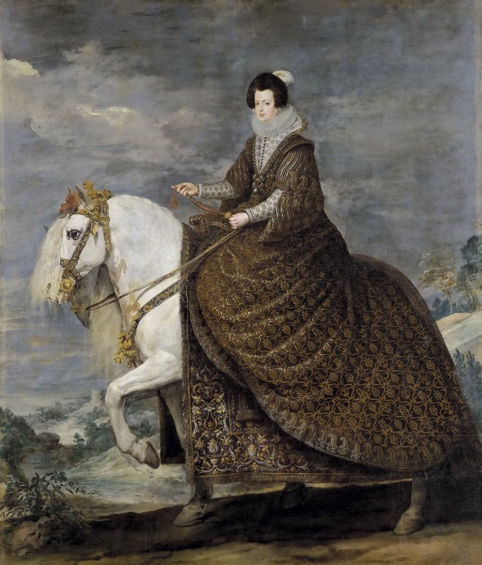 Queen Isabel of Bourbon on Horseback, c.1636, Oil on Canvas