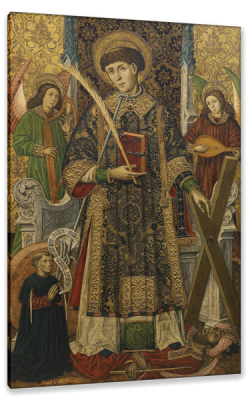 St. Vincent of Saragossa, c.1466, Mixed Media on Oak Panel