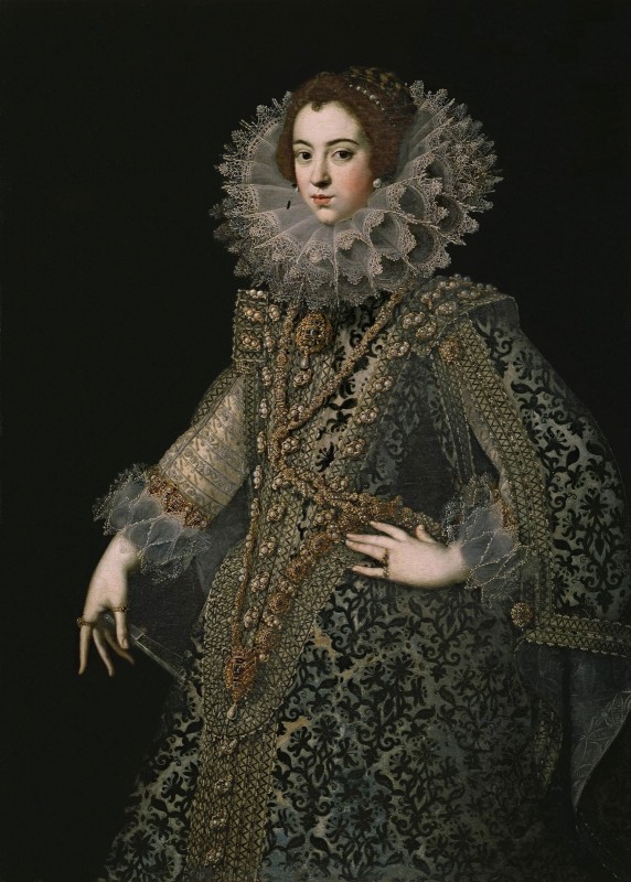 Isabella of Bourbon, Queen of Spain, Felipe IV's First Wife, c.1550, Mixed Media on Canvas