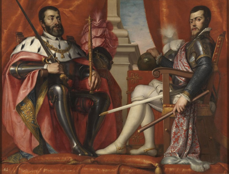 Carlos V and Felipe II, c.1639, Oil on Canvas 