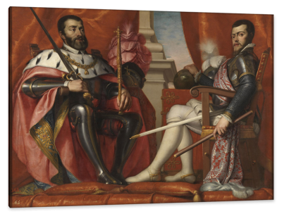 Carlos V and Felipe II, c.1639, Oil on Canvas 