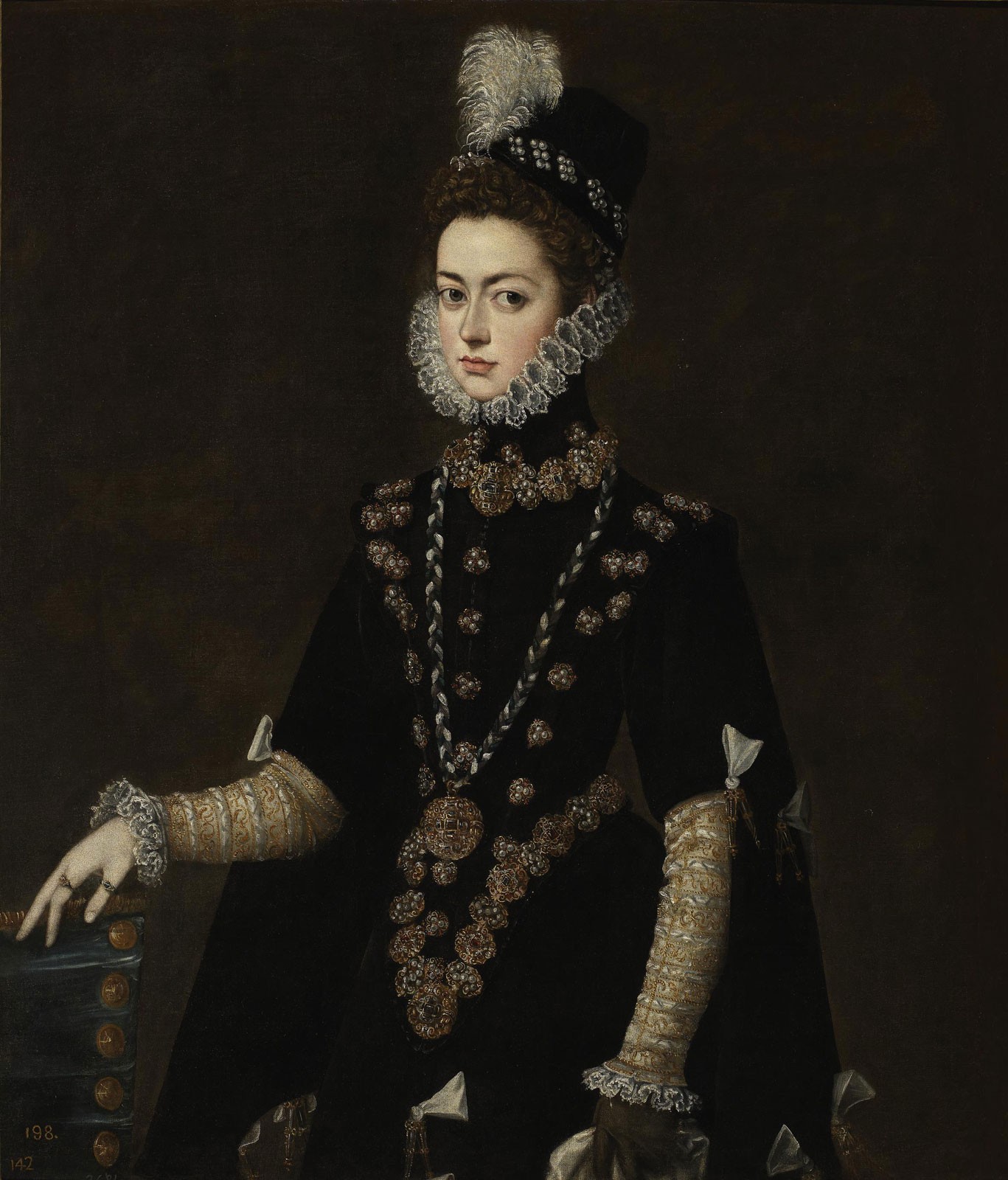 Portrait of a Young Catalina Micaela, c.1580, Oil on Canvas