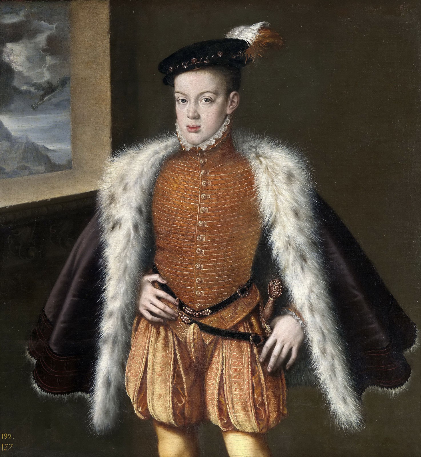 Prince Don Carlos of Austria, c.1558, Oil on Canvas