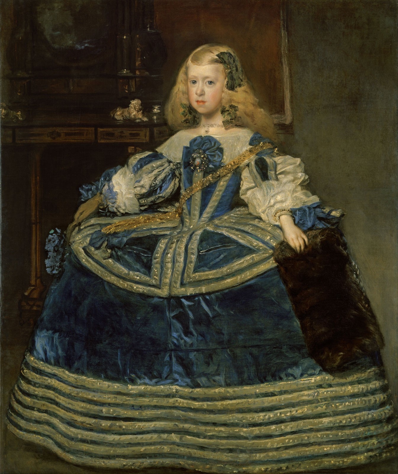 Infanta Margarita Teresa in a Blue Dress, c.1659, Oil on Canvas