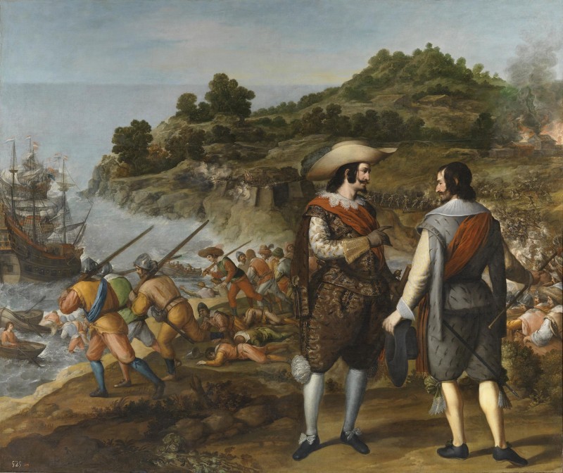 The Recapture of San Juan in Puerto Rico, c.1635, Oil on Canvas