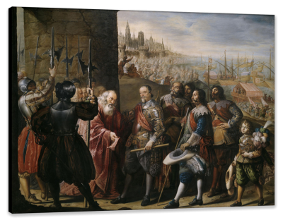 The Relief of Genoa by the II Marquis of Santa Cruz, c.1635, Oil on Canvas
