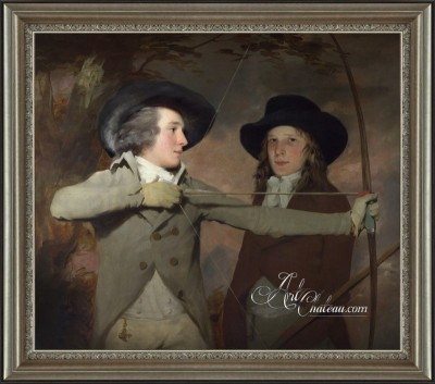 Empire Period Painting, Titled The Archers, after Sir Henry Raeburn