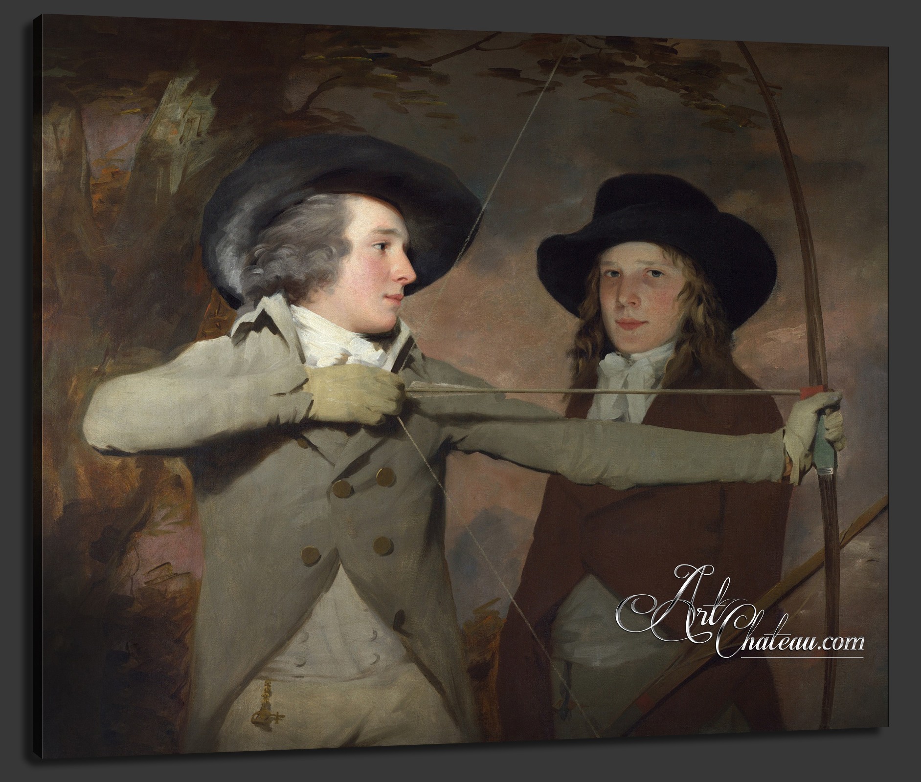 Empire Period Painting, Titled The Archers, after Sir Henry Raeburn