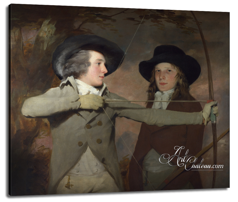 Empire Period Painting, Titled The Archers, after Sir Henry Raeburn