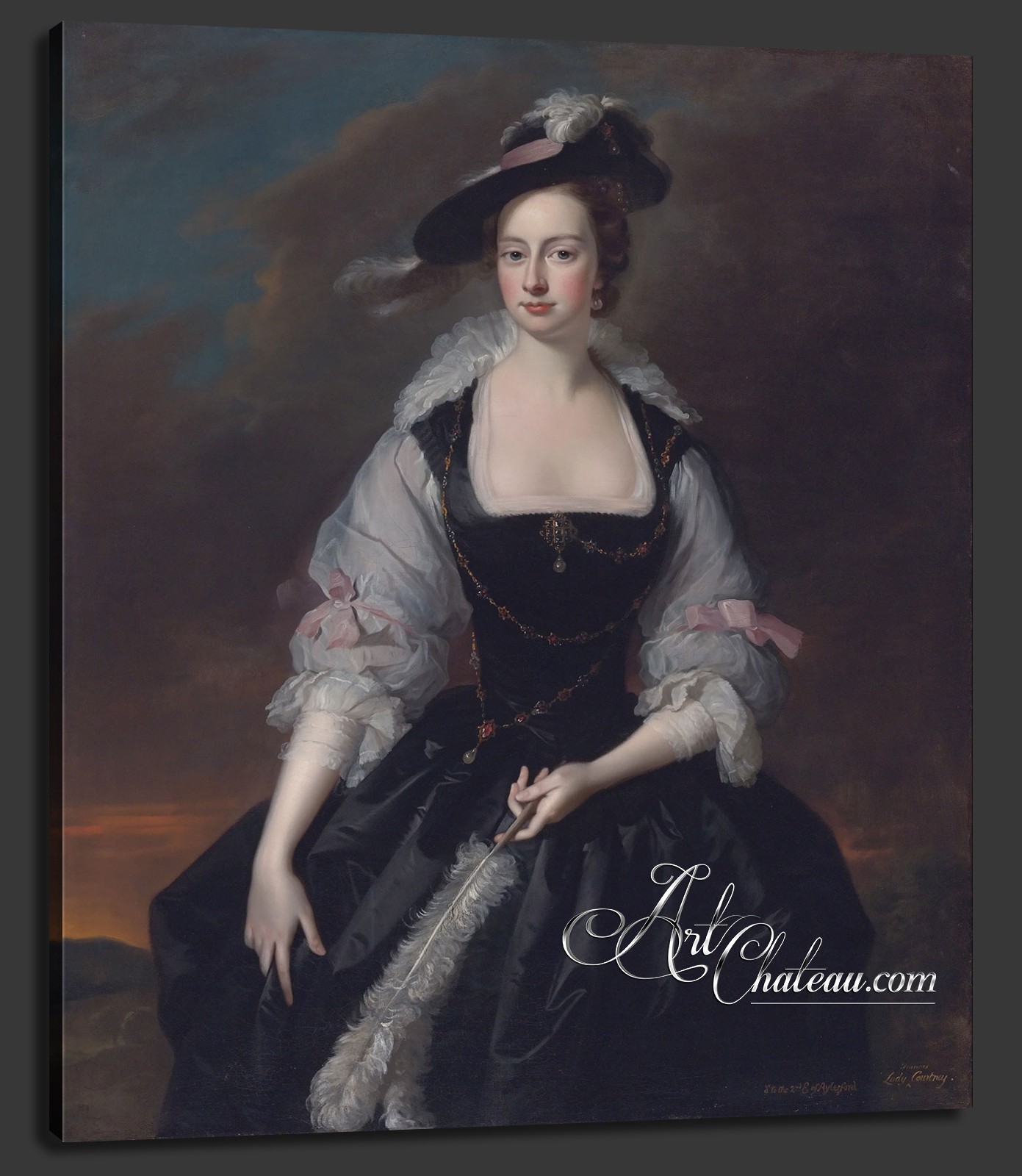 British Heritage Design painting, Lady Frances Courtenay