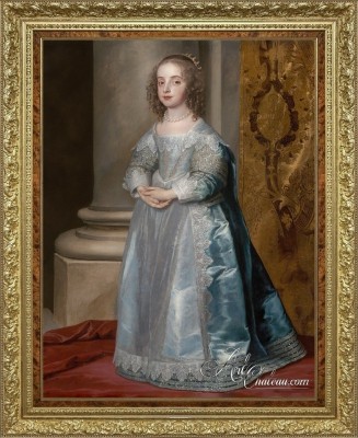 Princess Mary, Daughter of Charles I, after Anthony van Dyck