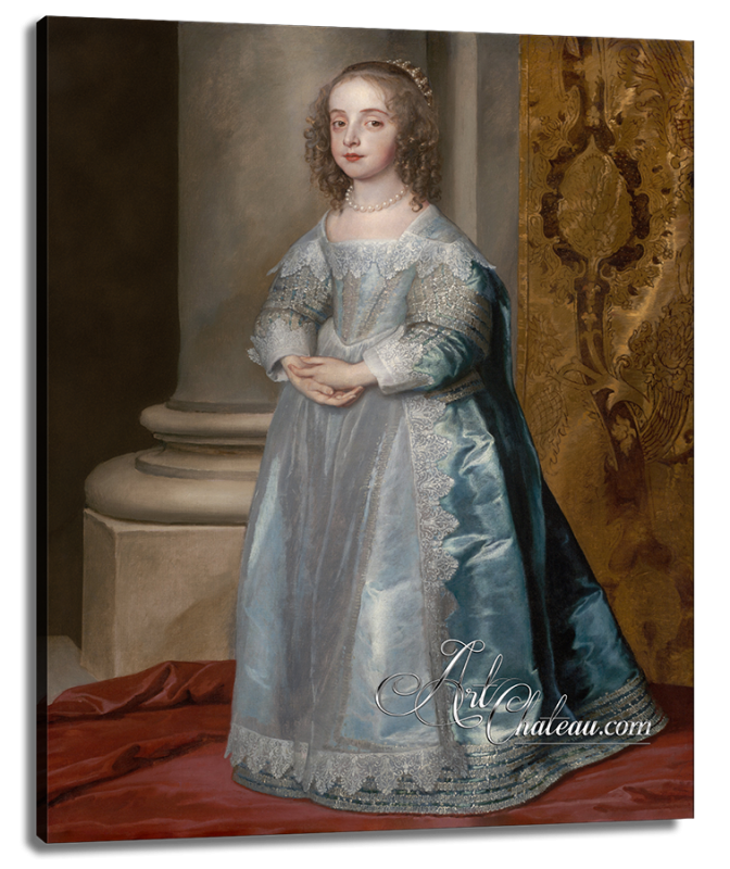 Princess Mary, Daughter of Charles I, after Anthony van Dyck