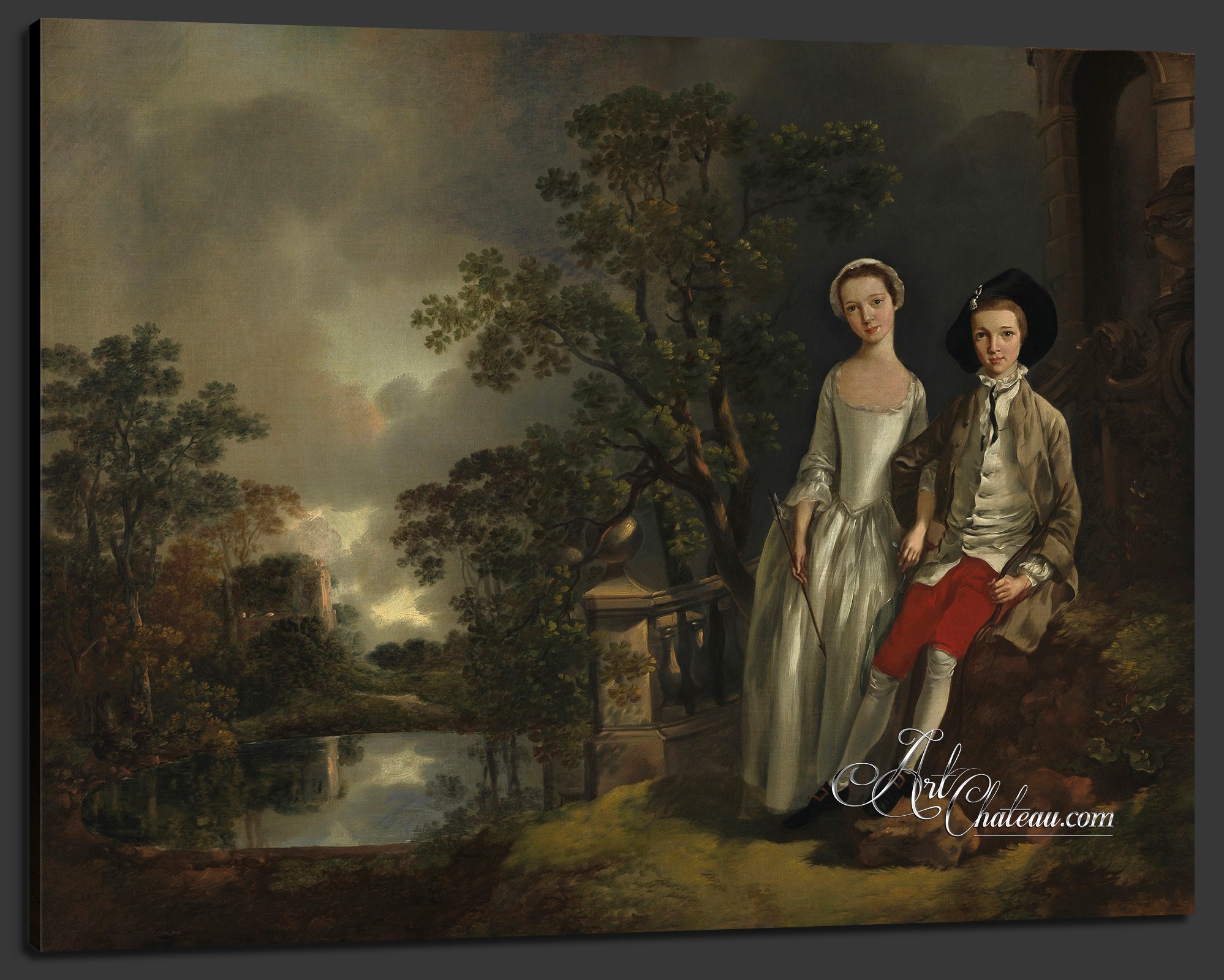 Heneage Lloyd and his sister Lucy, after Thomas Gainsborough