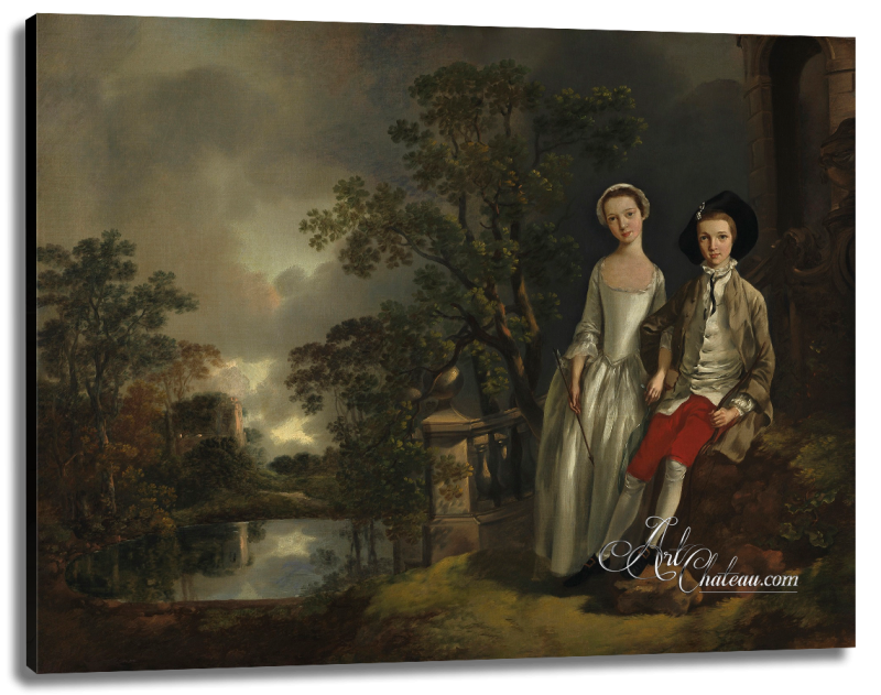 Heneage Lloyd and his sister Lucy, after Thomas Gainsborough