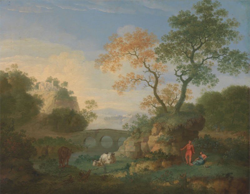 A Landscape with Classical Ruins, c.1752, Oil on Canvas