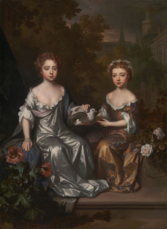 Portrait of Henrietta and Mary Hyde, c.1683, Oil on Canvas