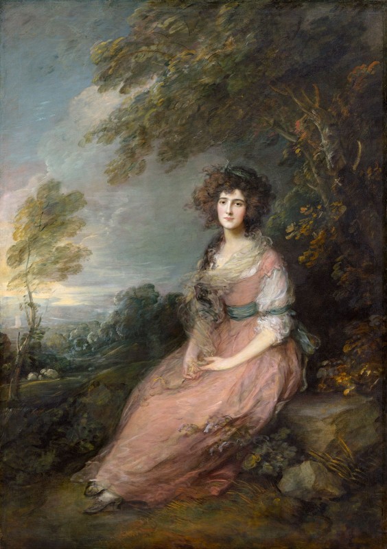 Portrait of Mrs. Richard Brinsley Sheridan, c.1785, Oil on Canvas