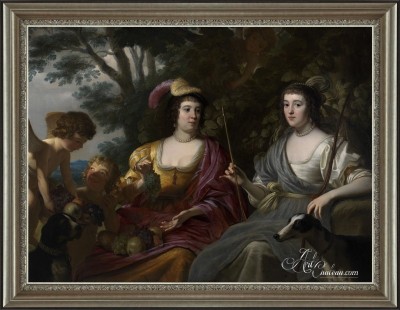 Ceres and Diana, after Gerard van Honthorst