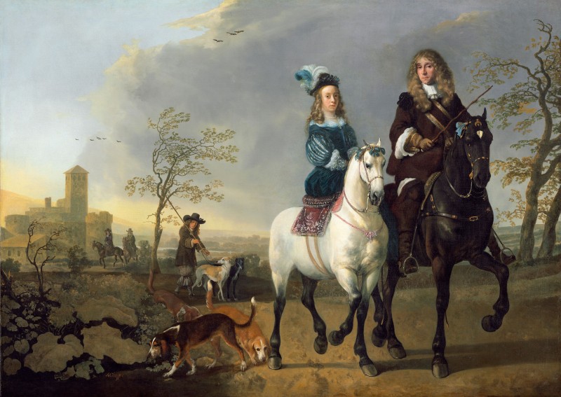 Lady and Gentleman on Horseback, c.1660, Oil on Canvas