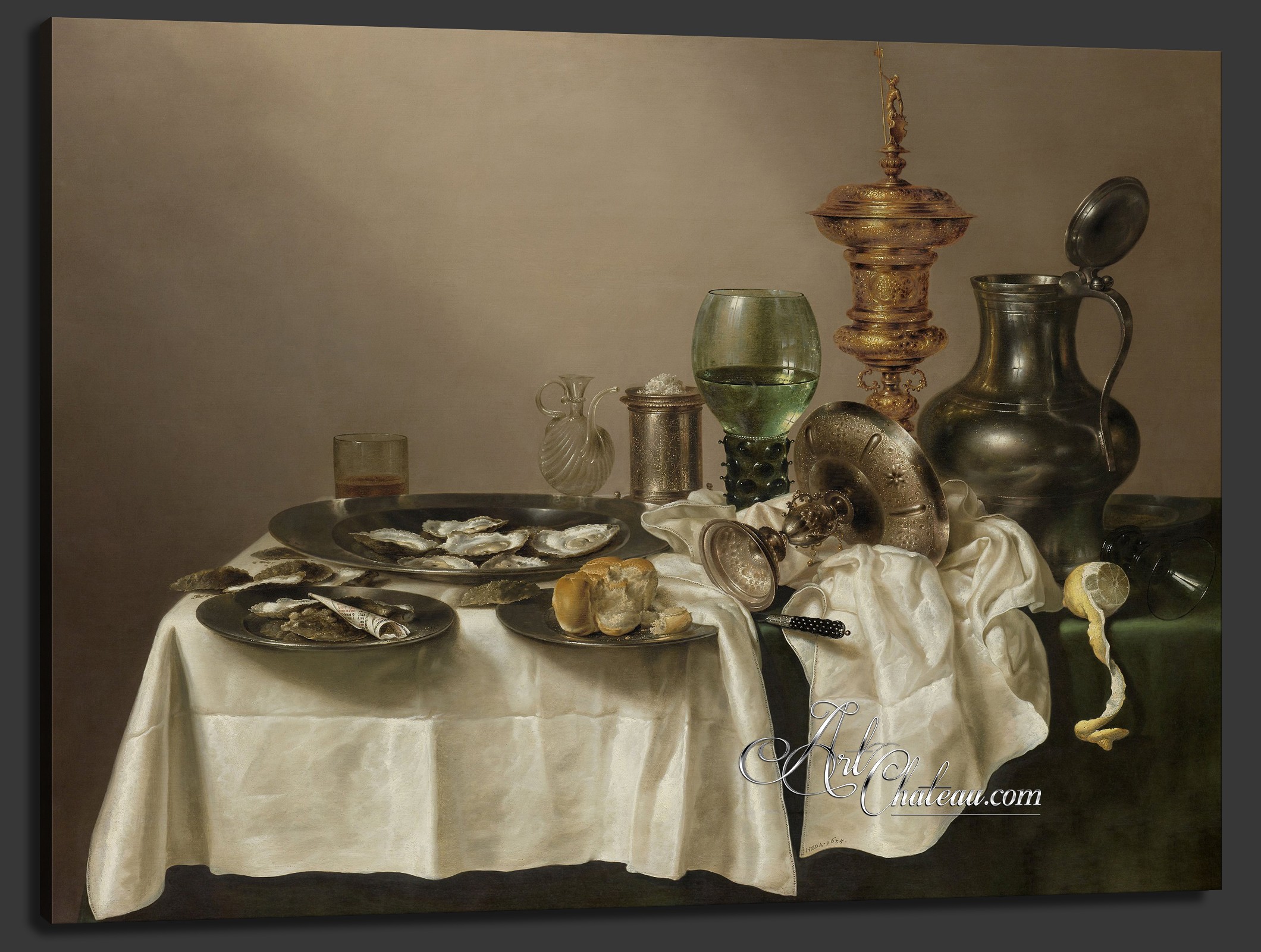 Still-life of a Feast, after Willem Claesz