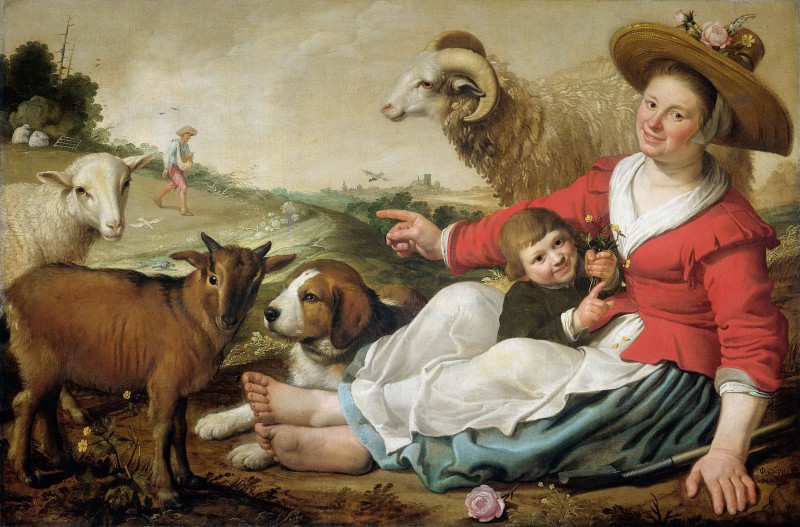 Shepherdess with a Child, c.1627, Oil on Canvas