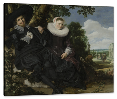 Wedding Portrait of Isaac and Beatrix Abrahamsz, c.1622, Oil on Canvas