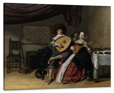 Duet, c.1635, Oil on Panel