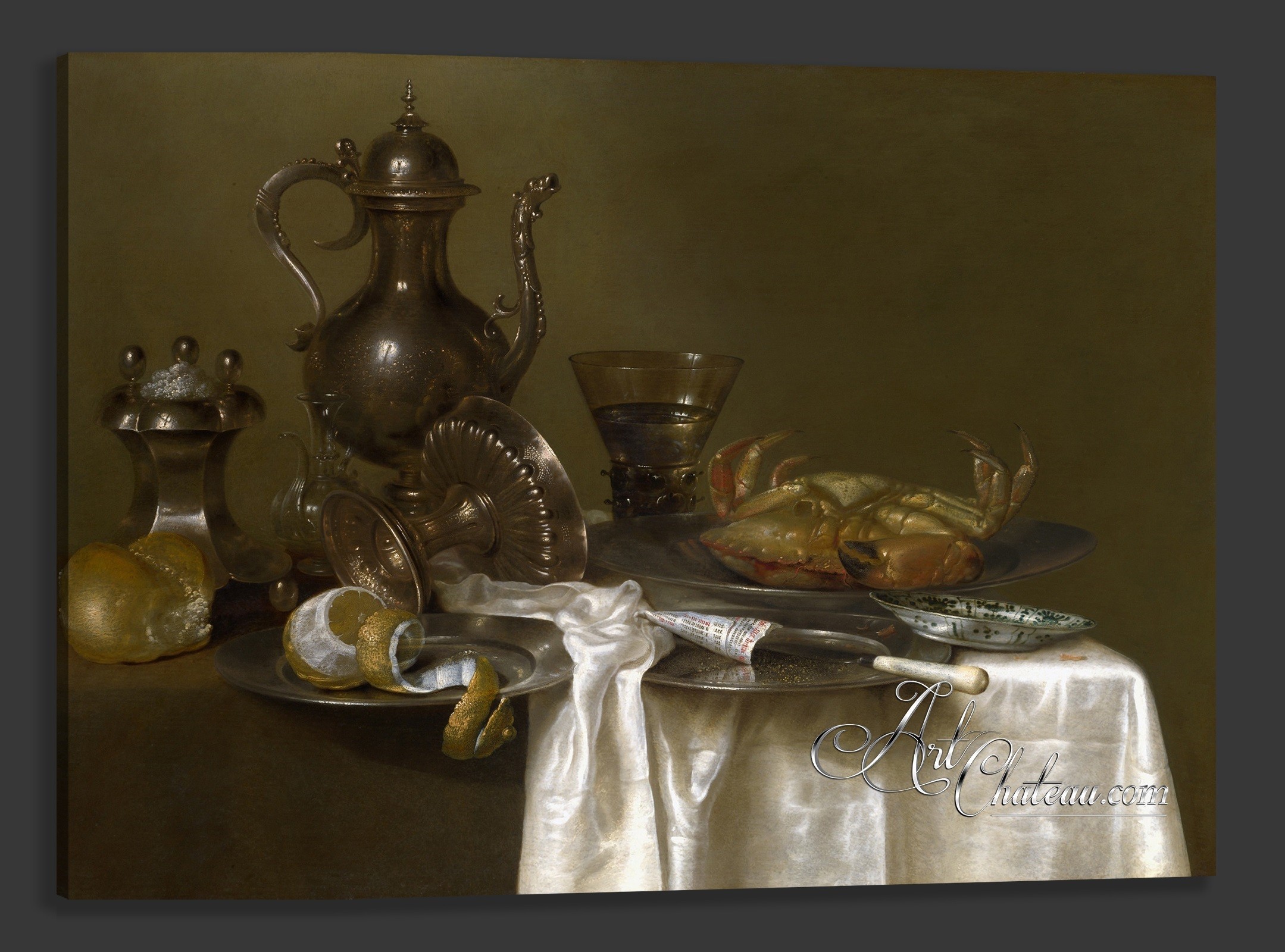 Still Life with Gilt Cup, after Willem Claesz