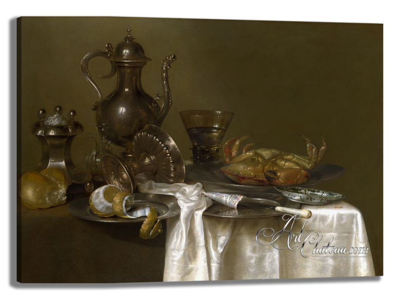 Still Life with Gilt Cup, after Willem Claesz