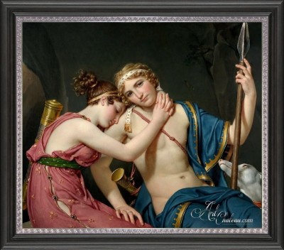 Farewell of Telemachus and Eucharis, after Jacques Louis David