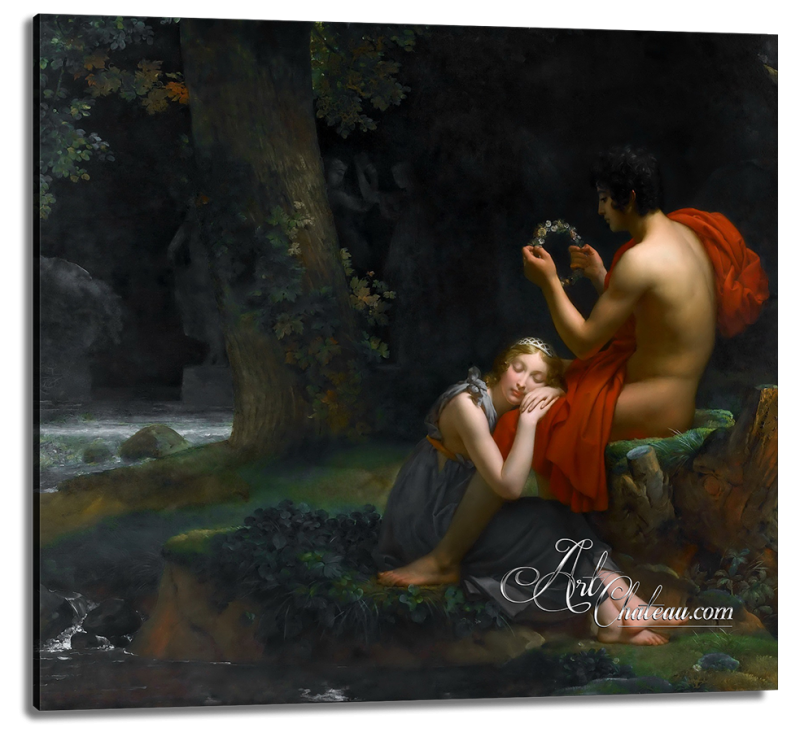 Daphnis and Chloe, after artist Francois Gerard Baron