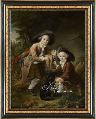 Two Savoyards, after Francois Hubert Drouais